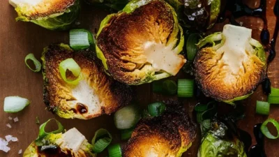 Balsamic Glazed Brussels Sprouts