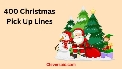 Christmas Pick Up Lines