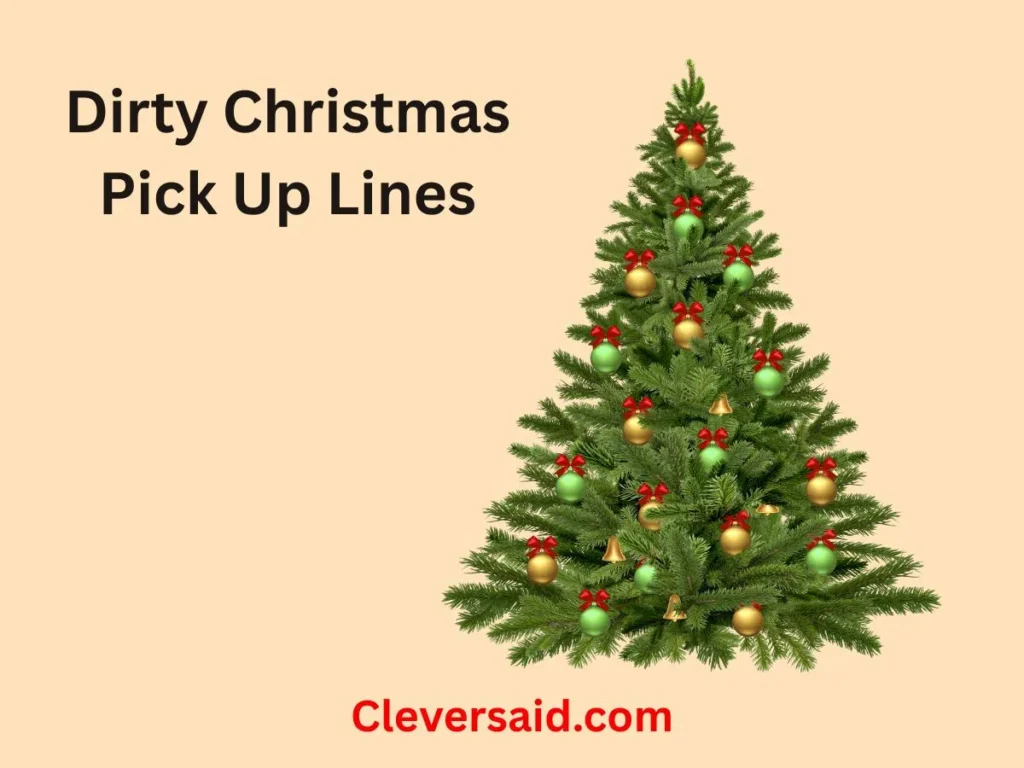 Dirty Christmas Pick Up Lines