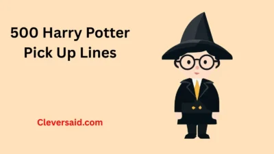Harry Potter Pick Up Lines