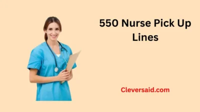 Nurse Pick Up Lines
