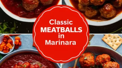 Classic Meatballs in Marinara