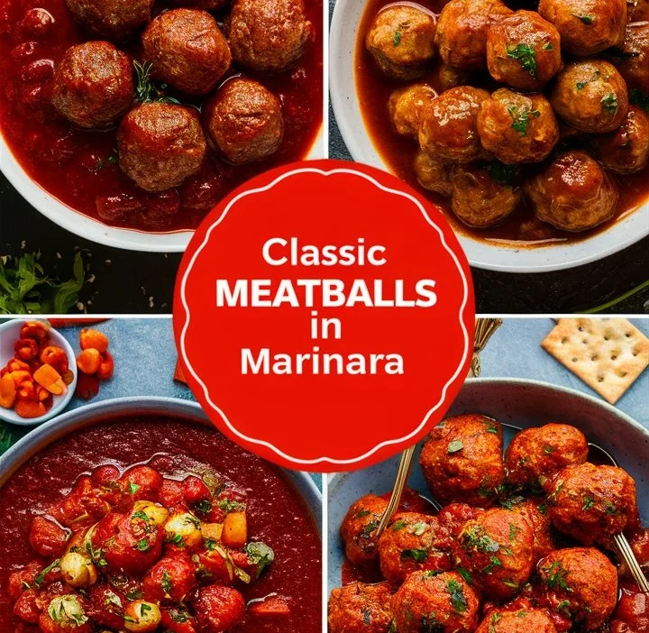 Classic Meatballs in Marinara