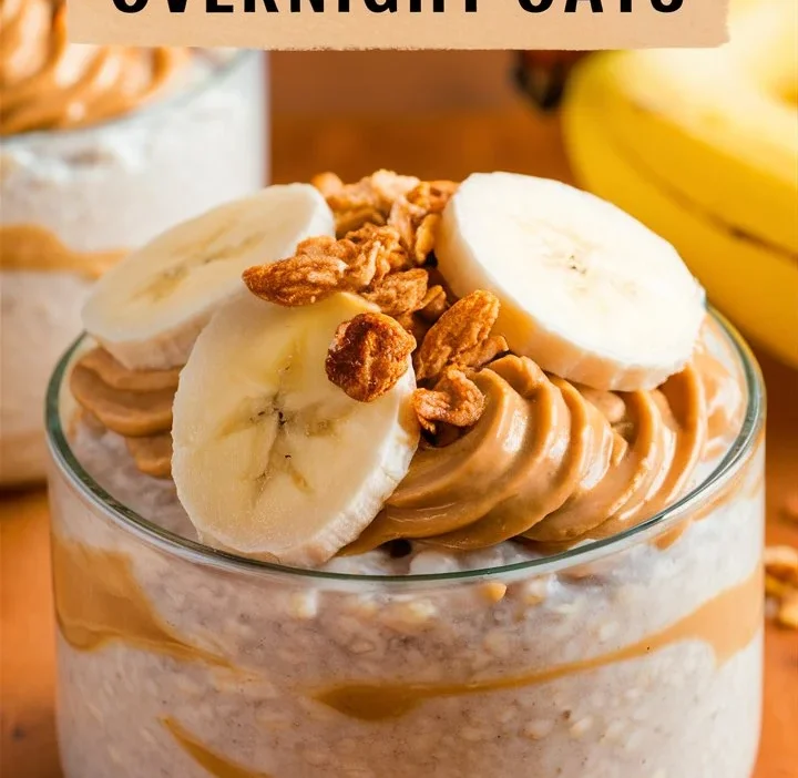 Peanut Butter Banana Overnight Oats